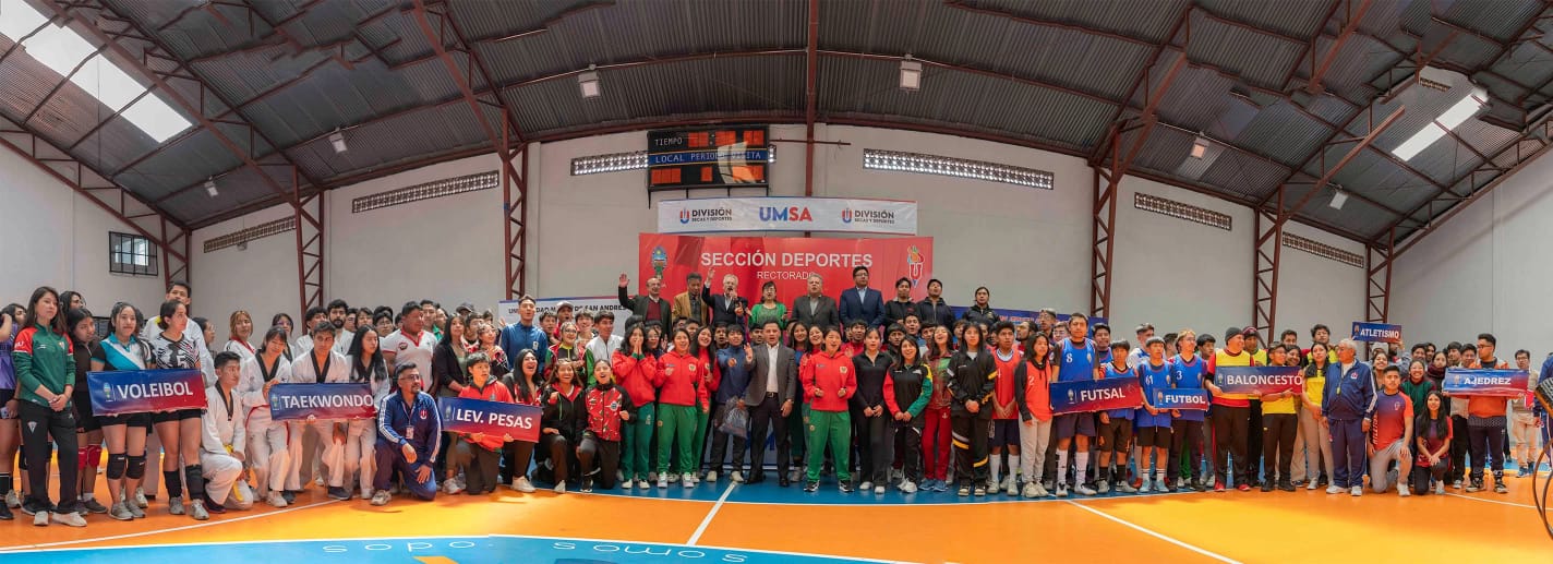 UMSA da la bienvenida a 41 talentos deportivos que inician su formación académica en 2026