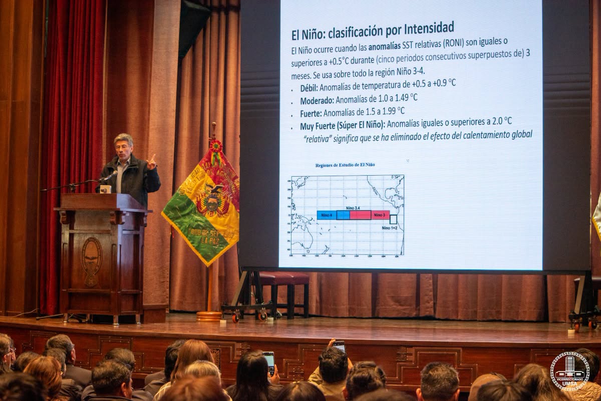 La UMSA analiza el fenómeno de El Niño 2026-2027 y su impacto en Bolivia desde la investigación científica